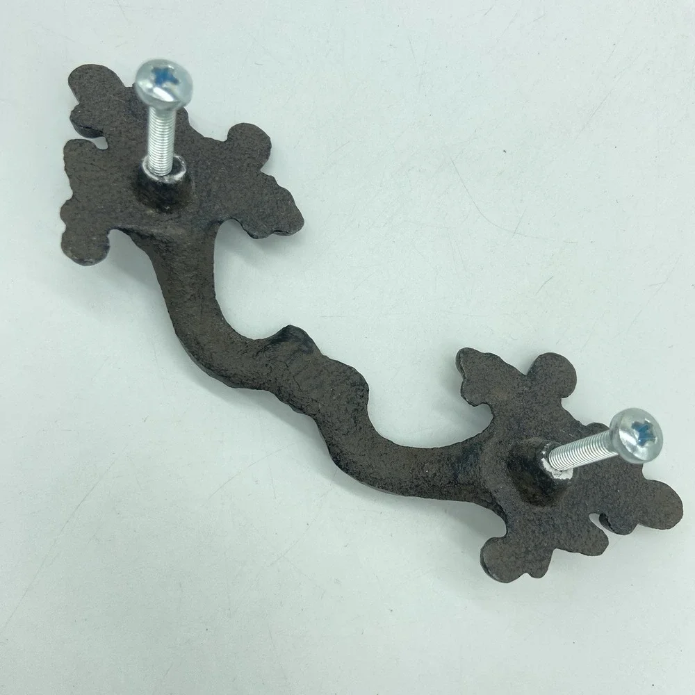 Wrought Iron Cabinet Handles 6.75